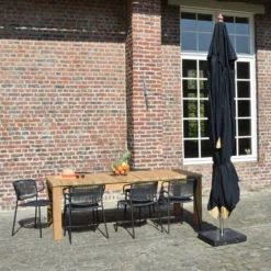Parasol Droit 4x3 M Noir Pegasia -Pas Cher Jardinoa Magasin 000345f9b75ea07a