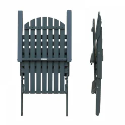 Fauteuil Relax Pliant En Bois D'eucalyptus Gris -Pas Cher Jardinoa Magasin 01269136c31472f2