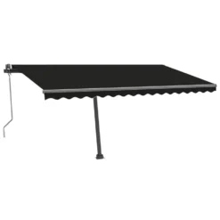 VIDAXL Auvent Automatique Sur Pied 400x300 Cm Anthracite -Pas Cher Jardinoa Magasin 06fe4251eb5ade77
