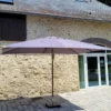 Parasol Droit 4x3 M Gris Pegasia