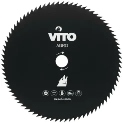 Lame De Coupe Débroussailleuse - 80 Dents - Diamètre 255 Mm Alesage 25.4