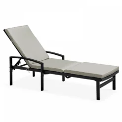 Lot De 2 Coussins Bain De Soleil Polyester écru 186x53x5 Cm -Pas Cher Jardinoa Magasin 0d8565c5be4bb99a