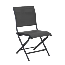 Chaise élégance Pliante Graphite