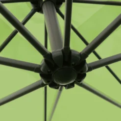 Parasol Déporté Carré 3x3m Aluminium Vert -Pas Cher Jardinoa Magasin 1096bbe3fd852e30