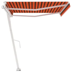 VIDAXL Auvent Automatique Sur Pied 400x300 Cm Orange/marron -Pas Cher Jardinoa Magasin 12915a53620b5a54