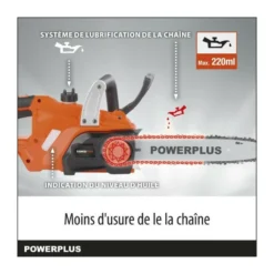 Tronçonneuse A Batterie 20v Dual Power Powdpg7570 - Guide De 300 Mm - Livrée Sans Batterie Ni Chargeur -Pas Cher Jardinoa Magasin 158ce82ae1112acc
