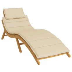 VIDAXL Coussin De Chaise Longue Beige 186x58x3 Cm Tissu Oxford -Pas Cher Jardinoa Magasin 16c08fab64fe5636