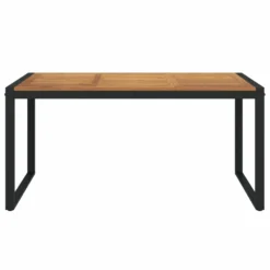 VIDAXL Table De Jardin Et Pieds En Forme De U 160x80x75 Cm Bois Acacia -Pas Cher Jardinoa Magasin 2393124032ce96ed
