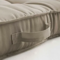 Coussins Pour Palette Matelassés Taupe -Pas Cher Jardinoa Magasin 2d437893d2ef3583
