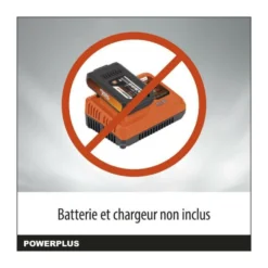 Tronçonneuse A Batterie 40v Dual Power Powdpg7576 - Guide De 350 Mm, Moteur Brusless - Livrée Sans Batterie Ni Chargeur -Pas Cher Jardinoa Magasin 2d69330c56d8cd5f
