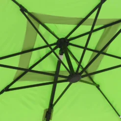 Parasol Déporté Carré 3 X 3m En Aluminium Vert -Pas Cher Jardinoa Magasin 31090b6784f56568