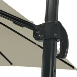 Parasol Déporté Led 3x4m Rectangle En Aluminium - Rotatif 360° - Taupe- Rome 13 Parasol Déporté Led 3x4m Rectangle En Aluminium - Rotatif 360° - Taupe- Rome -Pas Cher Jardinoa Magasin 377b2fb2047ea23d