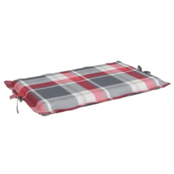 VIDAXL Coussin De Chaise Longue à Carreaux Rouge 186x58x3 Cm -Pas Cher Jardinoa Magasin 41c1e1ec0f7c4931