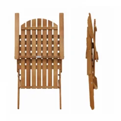 Lot De 2 Fauteuils Pliant En Bois D'eucalyptus -Pas Cher Jardinoa Magasin 4594edad1ddd4f3b