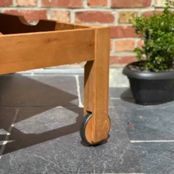 Bain De Soleil Avec Coussin Et Tablette En Bois écru -Pas Cher Jardinoa Magasin 491e3e3b673a9eab