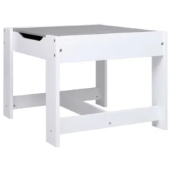 VIDAXL Table Pour Enfants Avec 2 Chaises Blanc Mdf -Pas Cher Jardinoa Magasin 52b9b0766707742d