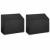 VIDAXL Housses De Banc De Jardin 2 Pcs 8 œillets 160x70x70/88 Cm Pe