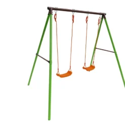 Portique Acier "polo" - 1.95m - 2 Agrès -Pas Cher Jardinoa Magasin 6238450355e369.86328428