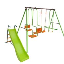 Portique Acier "ludo" - 1.96m - 4 Agrès -Pas Cher Jardinoa Magasin 623845048f8d13.67684816