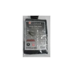 Housse De Protection Pour Chaise Longue 205 X 75 X 68 Cm - Noir -Pas Cher Jardinoa Magasin 627036ecbab6f9.01501286