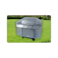 Housse De Protection Pour Barbecue Rectangulaire - Argent - 125x70x70 Cm -Pas Cher Jardinoa Magasin 62703797dc0b47.01341200