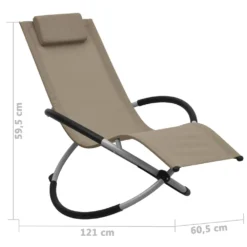 VIDAXL Chaise Longue Pour Enfants Acier Taupe -Pas Cher Jardinoa Magasin 627a6e949c0869.64580158