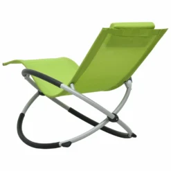 VIDAXL Chaise Longue Pour Enfants Acier Vert -Pas Cher Jardinoa Magasin 627a6e9508db12.50433387