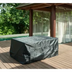 Housse De Protection Pour Ensemble Repas De Jardin 6 Places Noir -Pas Cher Jardinoa Magasin 62fe507d617354.96961678