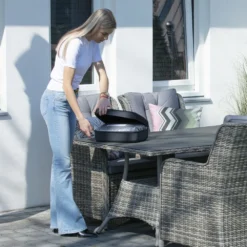 Madison Housse De Meubles D'extérieur 180 X 190 X 85 Cm Gris -Pas Cher Jardinoa Magasin 6364b90dace052.34350090