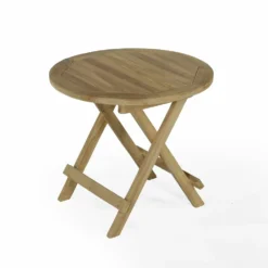 Table Basse Pliante Ronde En Teck Ecograde Kuta ø 50 Cm -Pas Cher Jardinoa Magasin 6375dbf4ab9eb1.10065940