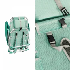 Fauteuil Clic Clac Des Plages Polyester Vert -Pas Cher Jardinoa Magasin 638fa37009252f8e