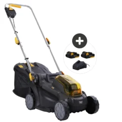 Tondeuse Gazon 2 Batteries 20v 2ah Lame 33cm Bac 35l Texas Lmx2033