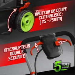 Tondeuse à Gazon 40v (2x20v) 34 Cm - Sans Batterie - Constructor -Pas Cher Jardinoa Magasin 63c13675e1b893.70517143