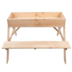 ESSCHERT DESIGN Table Pique Nique Enfant Bac à Sable -Pas Cher Jardinoa Magasin 641efef1965683.90860656