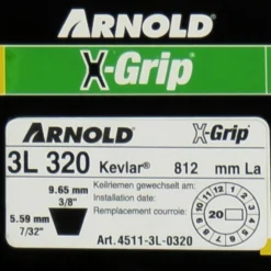 Courroie Trapézoïdale X-grip V De Type 3l320 -Pas Cher Jardinoa Magasin 642480d490cb29.33051655