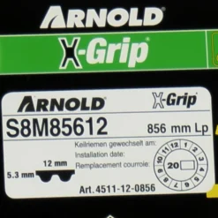 Courroie Dentée Trapézoïdale X-grip De Type 120s8m856 -Pas Cher Jardinoa Magasin 642480d4e74935.32725542