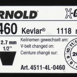 Courroie Trapézoïdale X-grip V De Type 4l460 -Pas Cher Jardinoa Magasin 642480d7b3c840.70756974