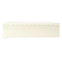 VIDAXL Auvent Rétractable Manuel Avec Store 5x3 M Crème 9 VIDAXL Auvent Rétractable Manuel Avec Store 5x3 M Crème -Pas Cher Jardinoa Magasin 6426dd8459b274.54212576