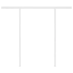 VIDAXL Auvent Rétractable Automatique Et Poteaux 3x2,5 M Orange Marron -Pas Cher Jardinoa Magasin 6426dd877cb721.21424595