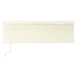 VIDAXL Auvent Automatique Rétractable Avec Store 4,5x3 M Crème -Pas Cher Jardinoa Magasin 6426ddc14574b7.83426020