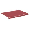 VIDAXL Tissu De Remplacement Pour Auvent Bordeaux Rouge 3,5x2,5 M