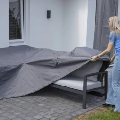 Madison Housse De Meubles D'extérieur 270 X 210 X 90 Cm Gauche Gris -Pas Cher Jardinoa Magasin 643014042e1224.44397024