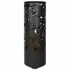 ESSCHERT DESIGN Baril à Feu Birds On Twig Acier Au Carbone Noir Ff409 -Pas Cher Jardinoa Magasin 6437284f748168.37224727