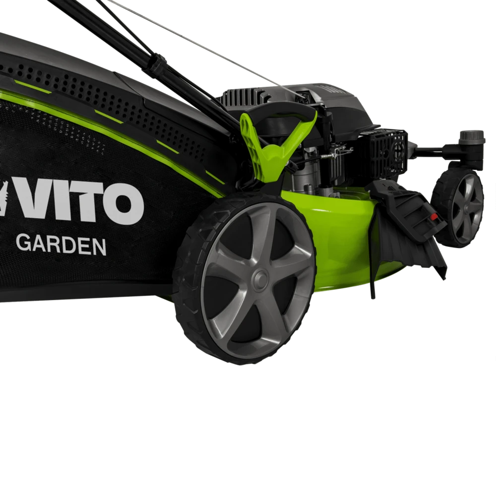 Tondeuse Thermique 6.5cv 508 Mm Roues Avant Pivotantes Surfaces 2000m² Vito 2 Tondeuse Thermique 6.5cv 508 Mm Roues Avant Pivotantes Surfaces 2000m² Vito – Image 2