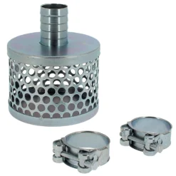 Crépine Pour Tuyau D'aspiration 38 Mm + 2 Colliers De Serrage