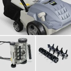 Voltr - Scarificateur électrique Gazon 1500w - Outil 2en1 Aérateur Et Démousseur Pelouse. 2 Rouleaux : Couteaux Et Griffe. -Pas Cher Jardinoa Magasin 6446dccd47c548.51461151