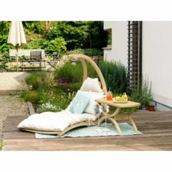 Amazonas Swinger Lounger Crème -Pas Cher Jardinoa Magasin 644989202b6d94.39348791
