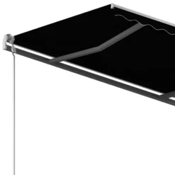 VIDAXL Auvent Rétractable Automatique Avec Poteaux 4x3 M Anthracite -Pas Cher Jardinoa Magasin 645352b0ca2fc1.15651912