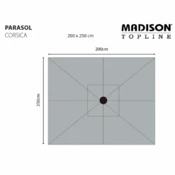 Madison Parasol Corsica 200x250 Cm écru -Pas Cher Jardinoa Magasin 645801fe7cc763.87939866