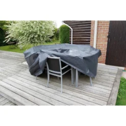 Nature Housse De Mobilier De Jardin Pour Tables Rondes 325x325x90 Cm -Pas Cher Jardinoa Magasin 645a91529e52f2.76141187